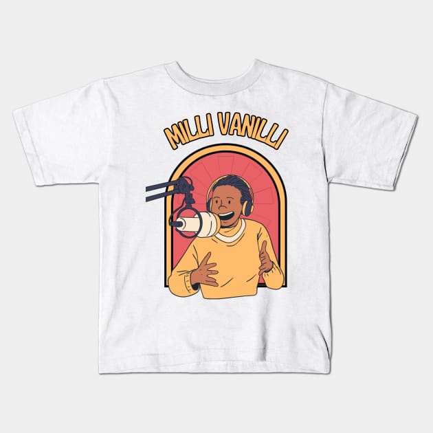 Milli Vanilli Kids T-Shirt by 2 putt duds